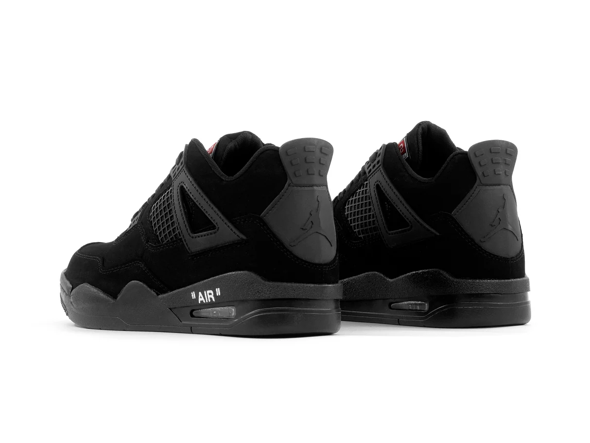 TENIS RETRO  4  NEGRO TOTAL